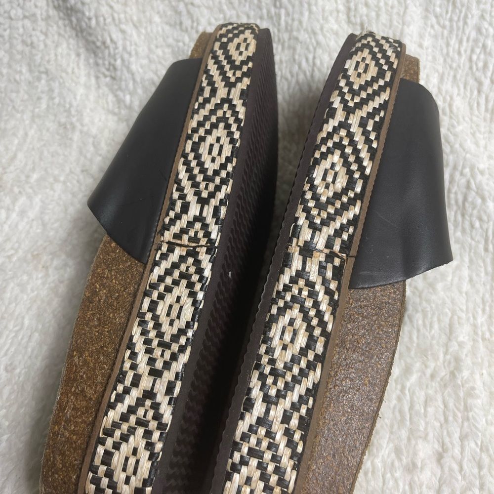 Free People Caravelle Cork Footbed Leather black straps Sandals EUR SZ41 - Picture 4 of 8